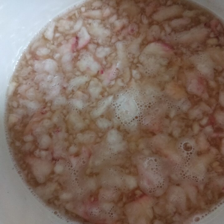 マヌカハニーを使った赤カブときくらげのスープ